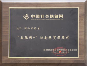 6-2080130“互聯(lián)網(wǎng)+”社會(huì)扶貧榮譽(yù)獎(jiǎng)